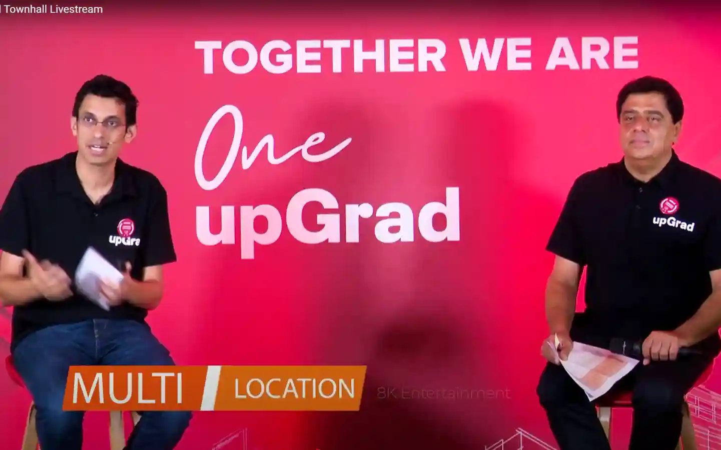 UPGRAD – Townhall Video Production