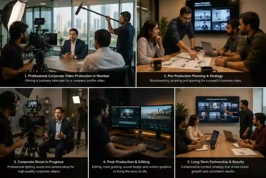 Video production agency in Mumbai planning a corporate video campaign.
